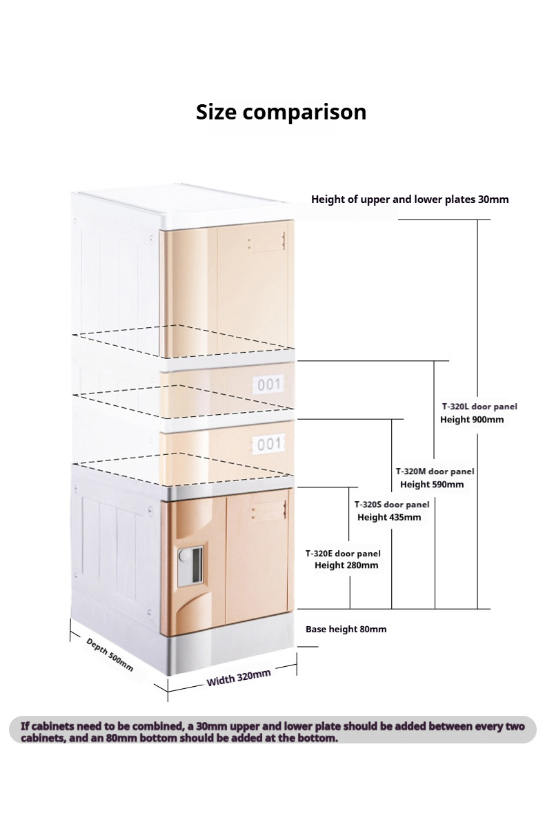 Personal lockers for workplace