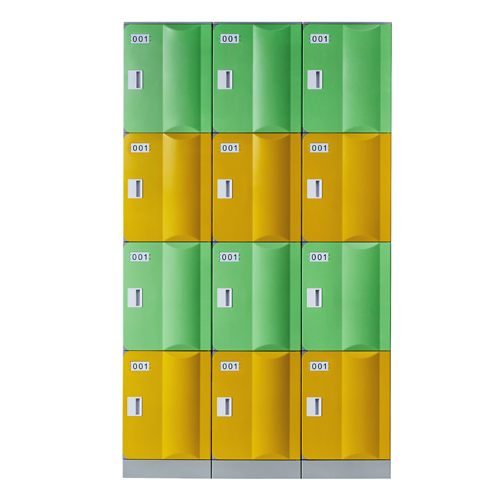 Plastic employee lockers