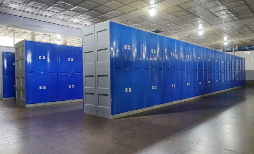 Solution for coal mine employees' changing cabinets