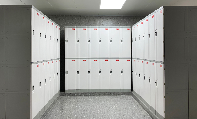 Solution for changing cabinets in coal mine bathhouses