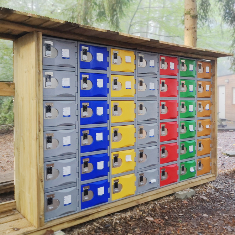 Taquillas modernas para fitness al aire libre