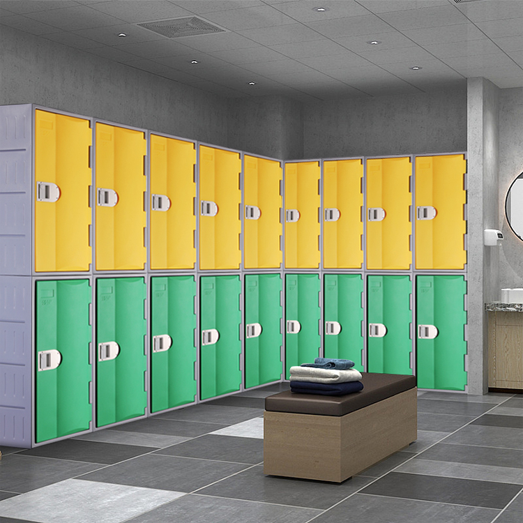 Casillero de plástico resistente sin llave para barra de playa, impermeable, para exteriores