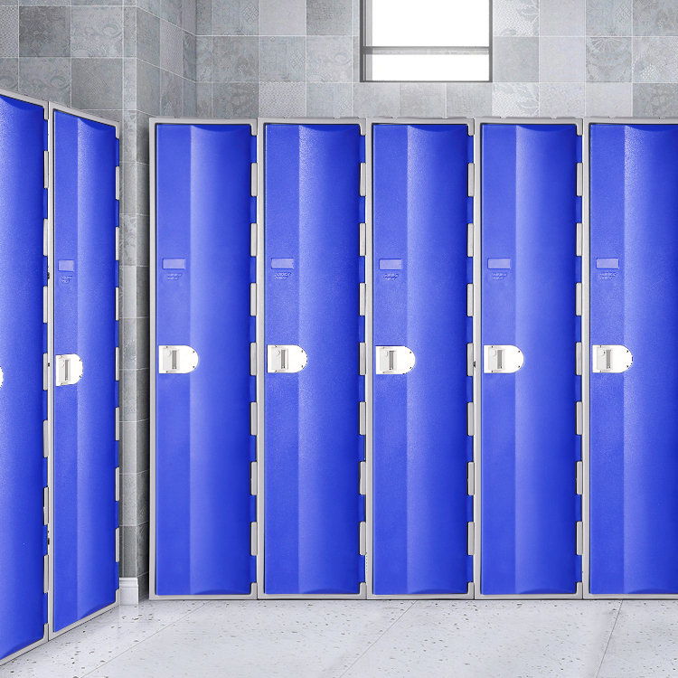 Lemari Plastik Olahraga Pantai Tugas Berat Lantai Sekolah Plastik Loker Hdpe