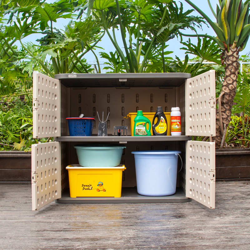 Hdpe Locker Box Cabinets Household Short Storage Cabinet