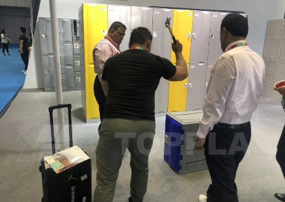 Break  Testing Heavy Duty Plastic Locker