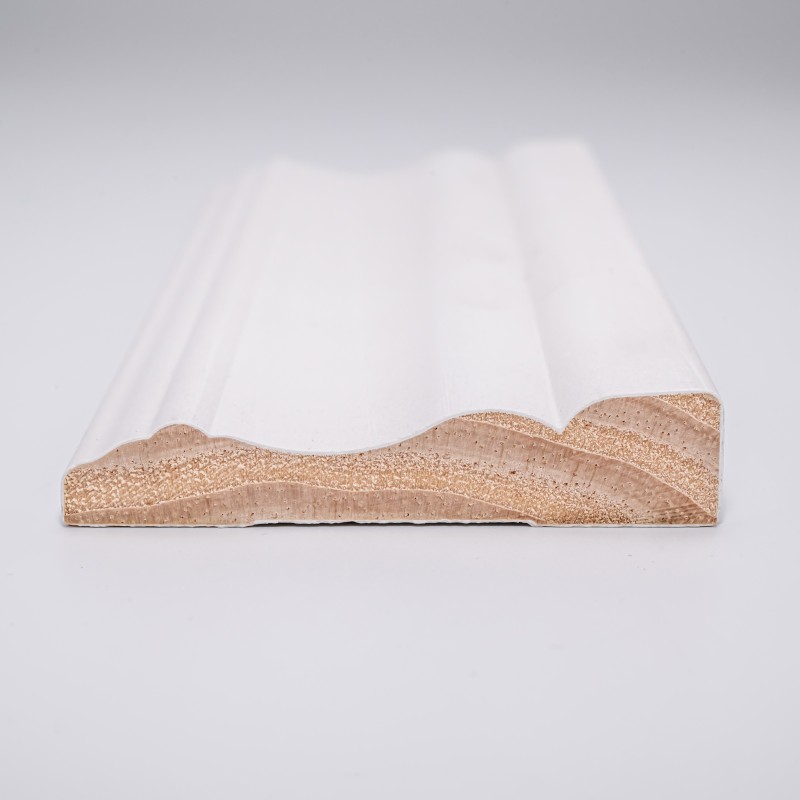 White Floor Baseboard molding Trim