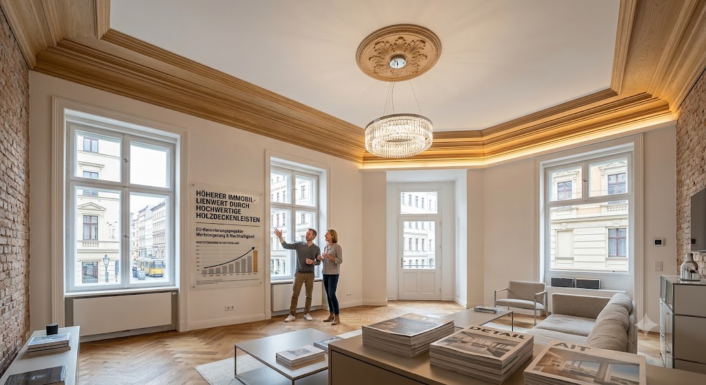 Ceiling moulding wood Adds Value to EU Renovation Projects