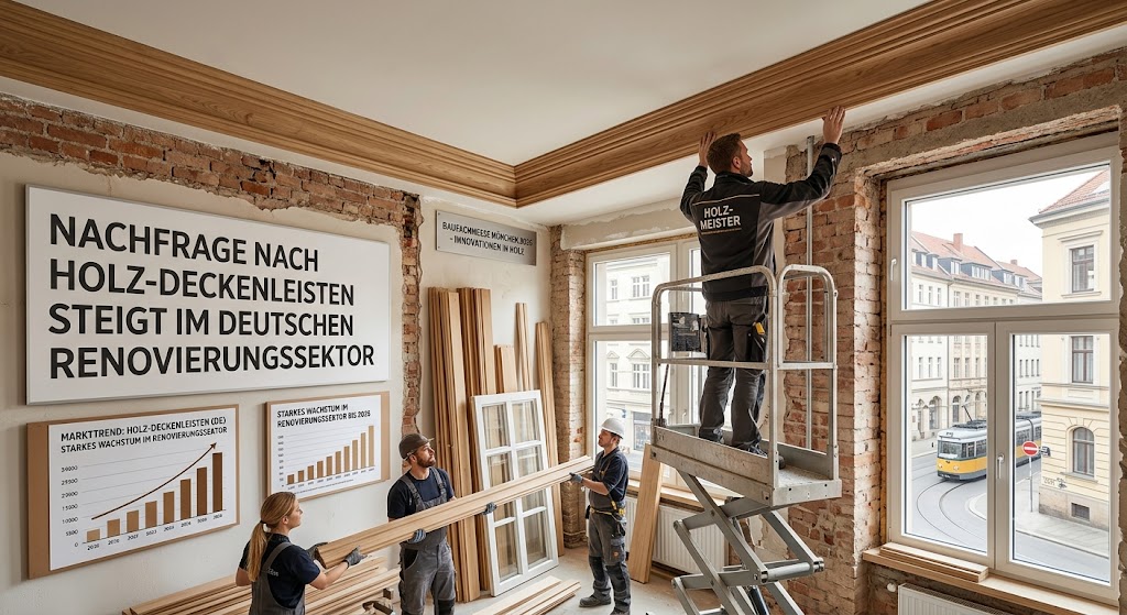 Ceiling moulding wood Demand Rises in Germany Renovation Sector