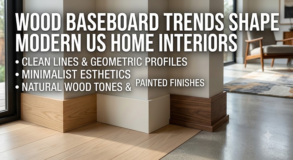 Wood Baseboard Trends Shape Modern US Home Interiors Wood Baseboard Trends Shape Modern US Home Interiors