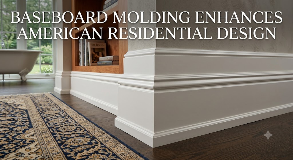 Baseboard Molding Enhances American Residential Design Baseboard Molding Enhances American Residential Design
