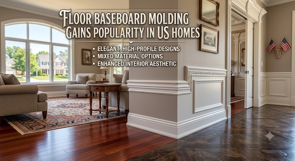 Floor Baseboard Molding Gains Popularity in US Homes Floor Baseboard Molding Gains Popularity in US Homes