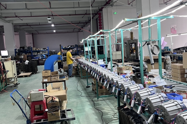 Electric motor production