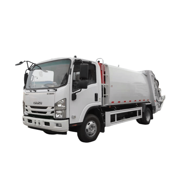 ISUZU 4X2 hidraulikus szemétprés teherautó