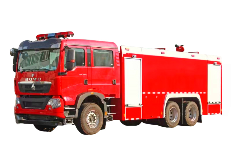 Supply HOWO 16 ton 6*4 Urban Emergency large-flow foam fire engine ...