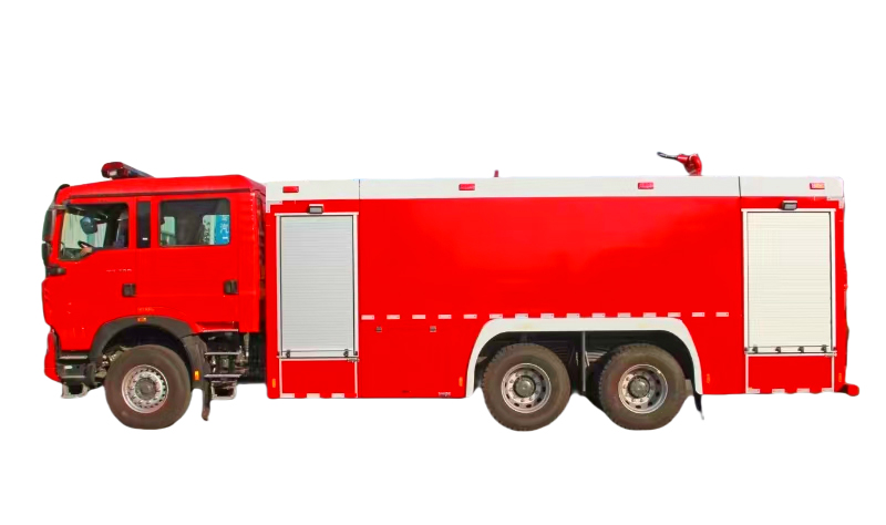 14 tonna 15 tonna HOWO 6X2 6X4 Tűzoltó és Mentő Teherautó Oltás