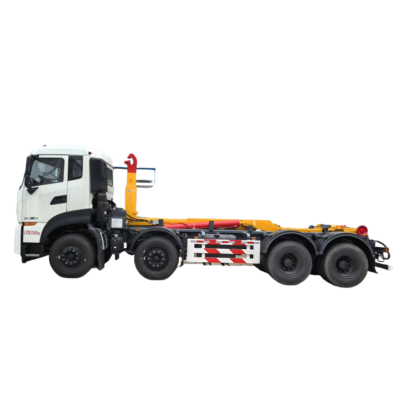 DONGFENG 8×4 horgos emelésű szemétszállító