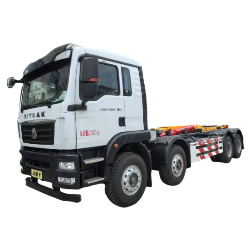 HOWO 8×4 horgos emelő szemeteskocsi