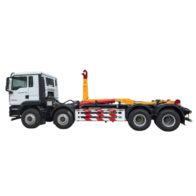 HOWO 8×4 horgos emelő szemeteskocsi