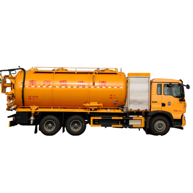 HOWO 6x4 tisztító szennyvízszívó teherautó