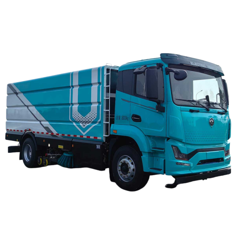 18t pure electric washing and sweeping vehicle