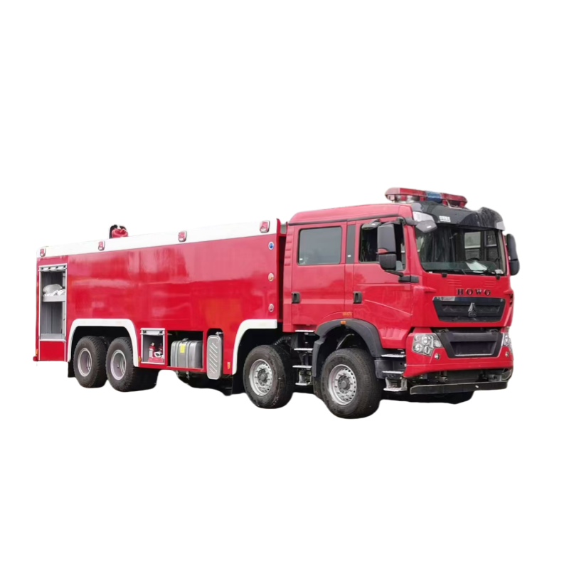 Sinotruk Howowo 25 tonnás habos tűzoltóautó