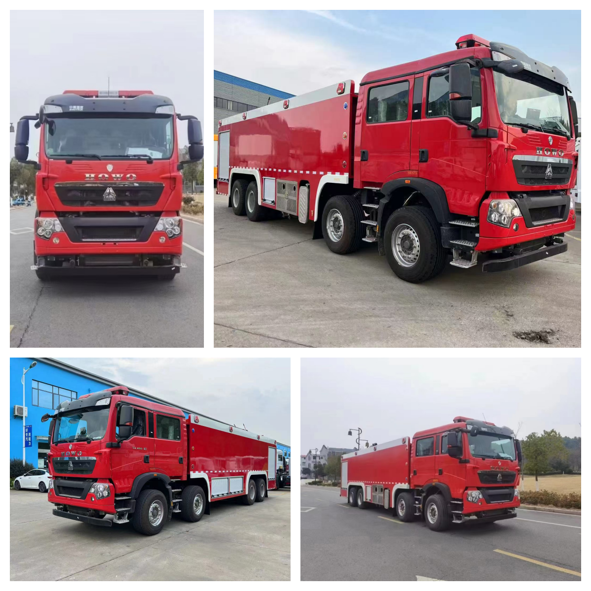 Sinotruk HOWO Heavy Duty 10000liter Water Foam Tank
