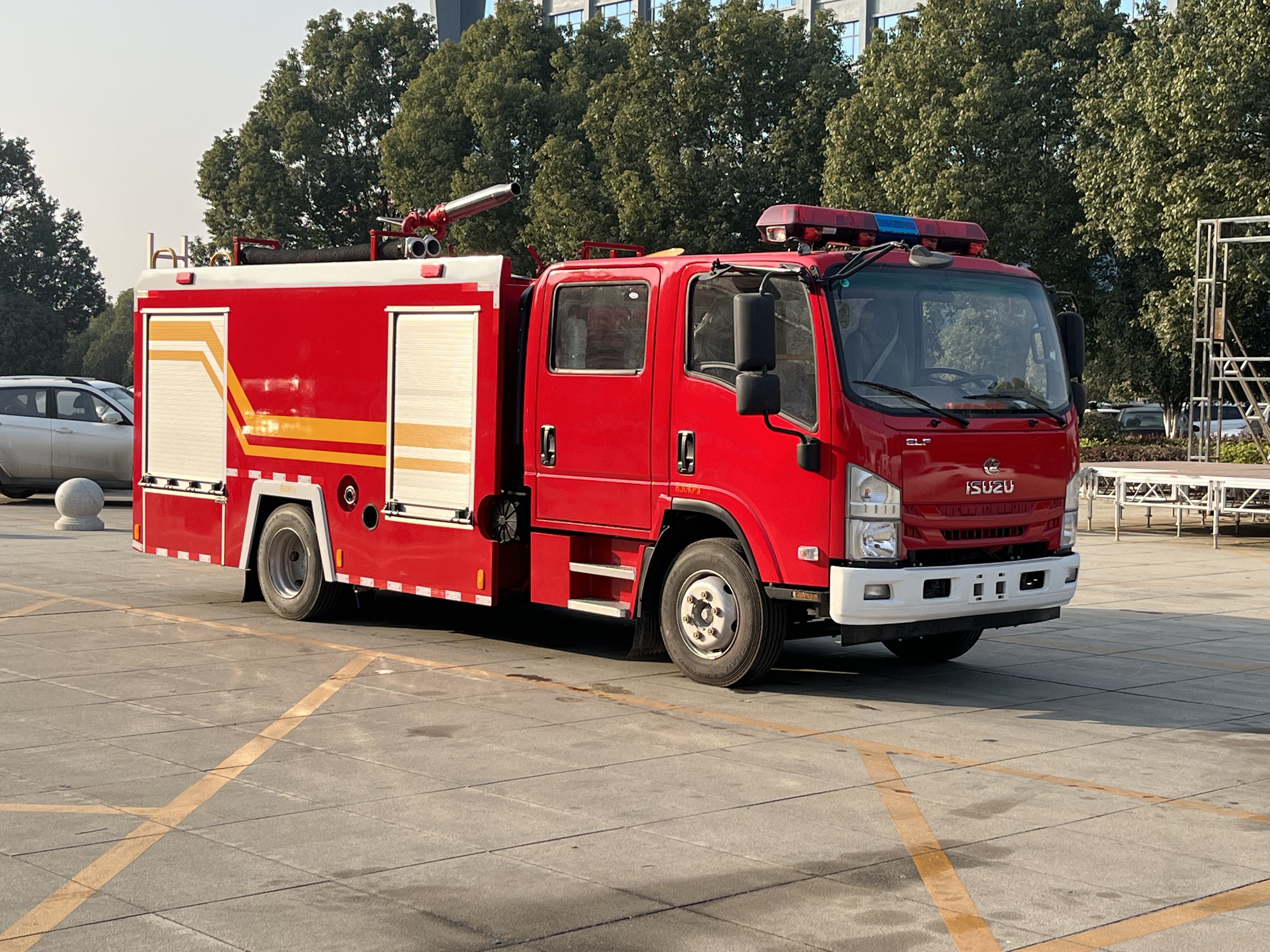 10-ton water tank fire truck