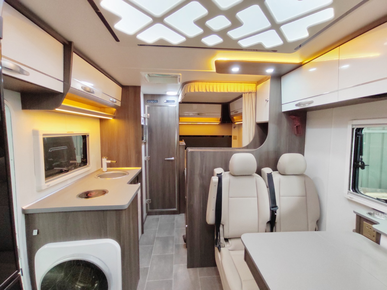 Six-seat travel RV