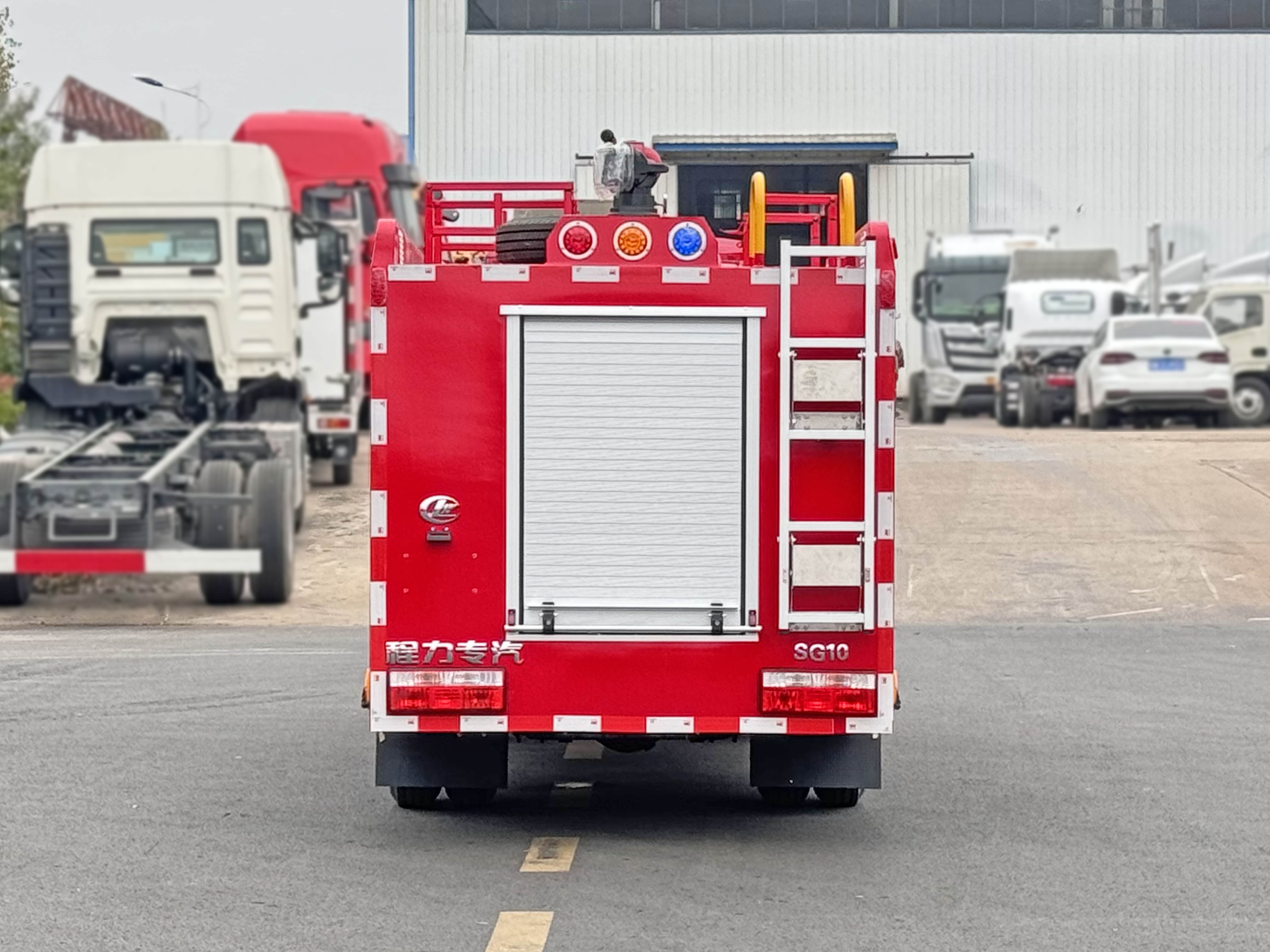 lighting tower fire vehicle