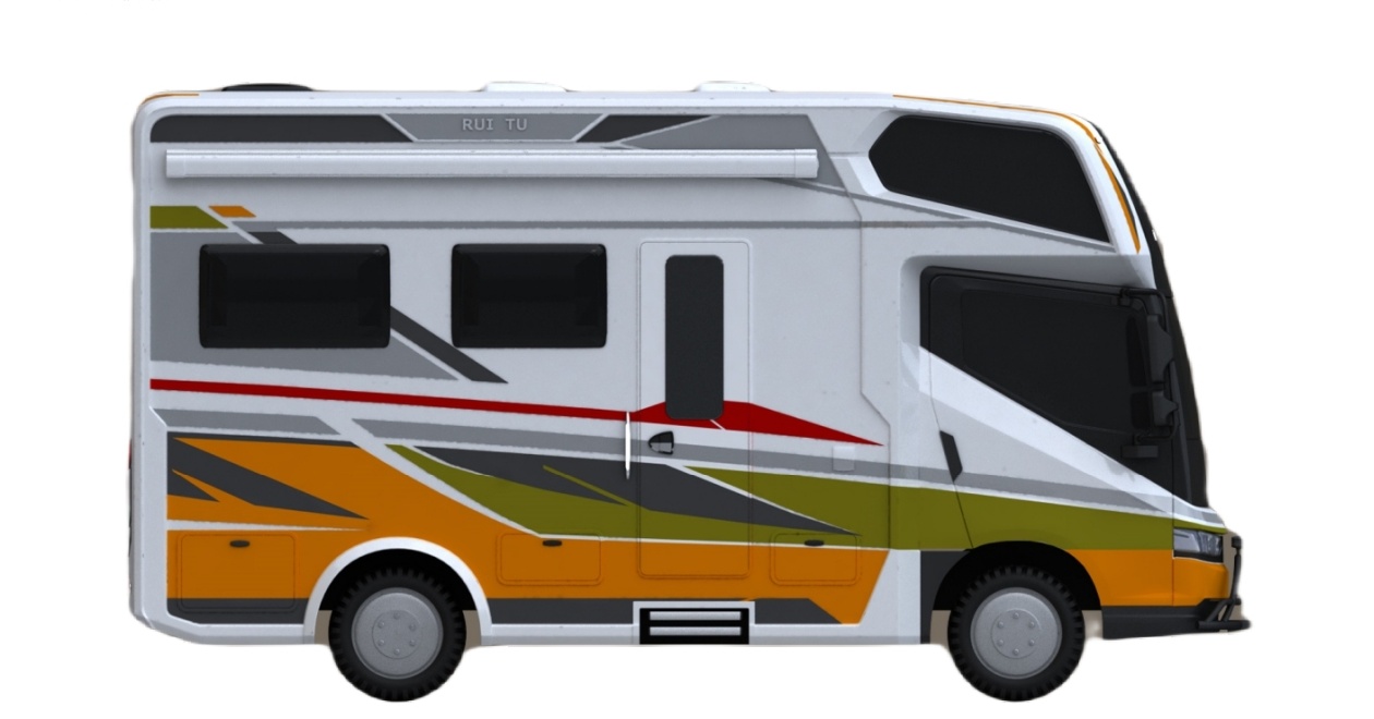 Petrol-electric hybrid recreational vehicle (RV)