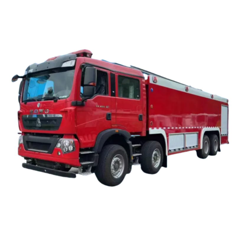 Sinotruk Howowo 25 tonnás habos tűzoltóautó