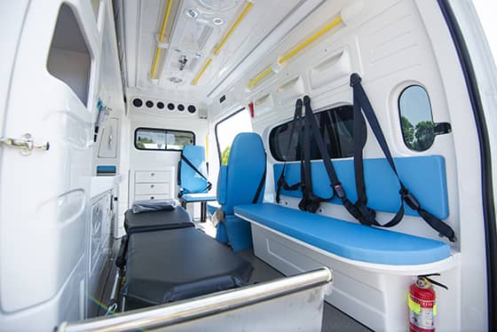 Negative pressure ambulance