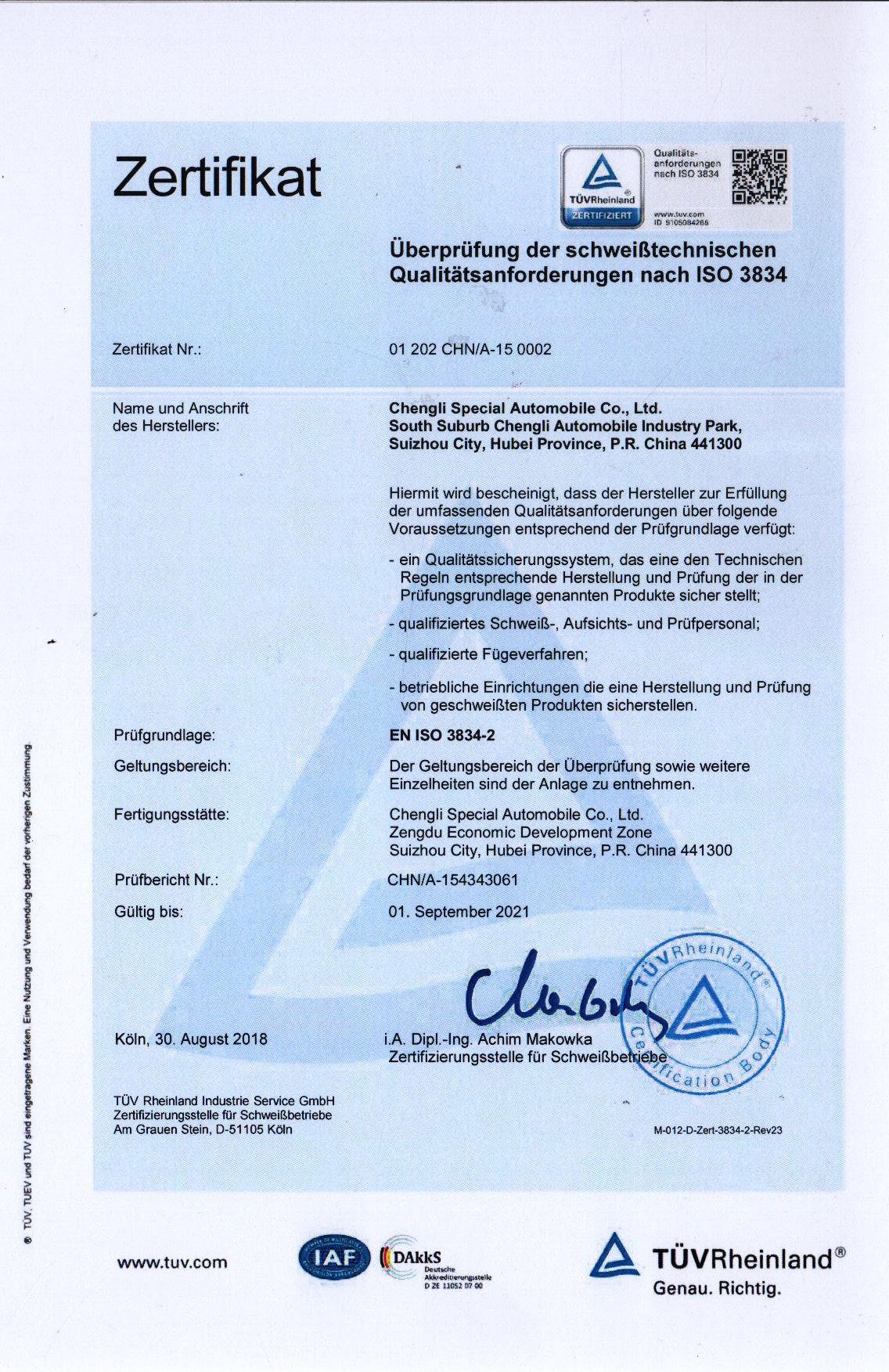 Certificación ADR