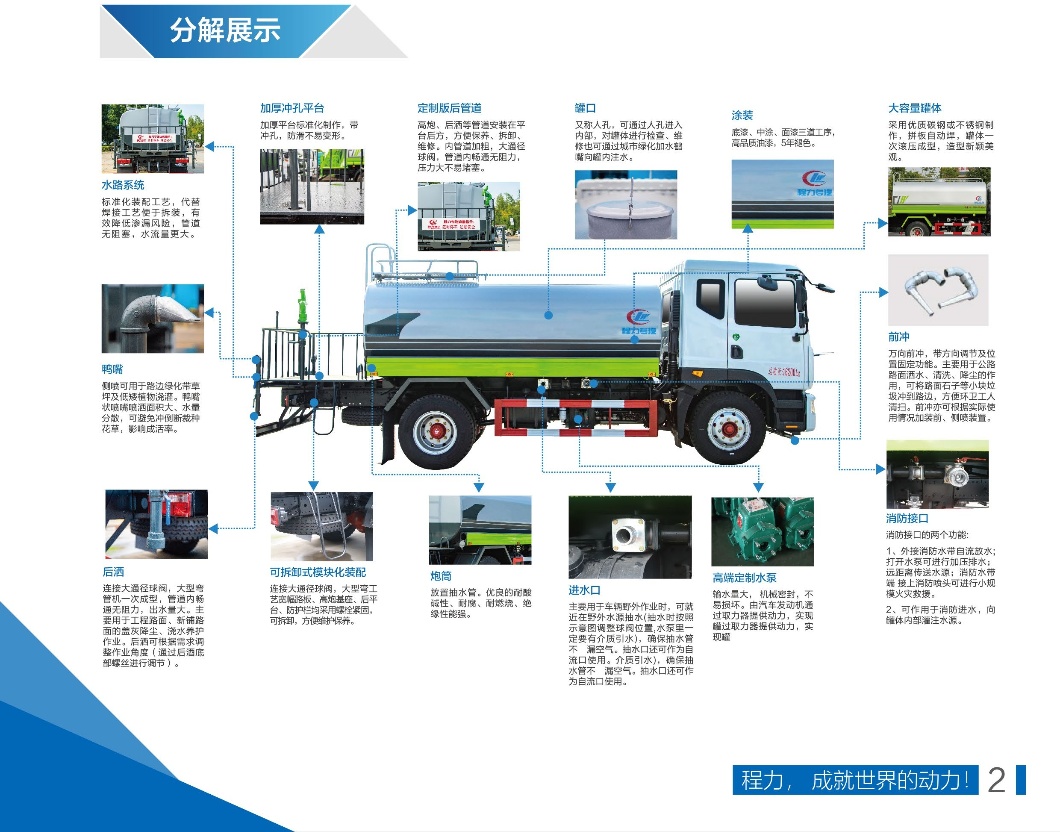 DONGFENG 4x2 spraying truck