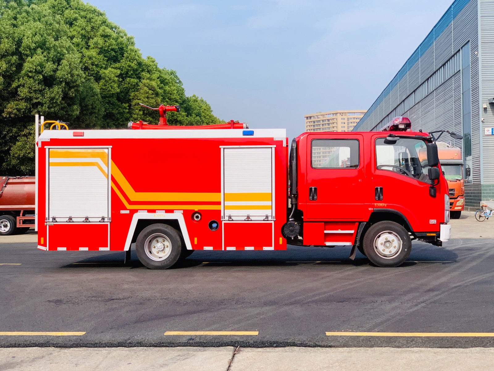 10-ton water tank fire truck