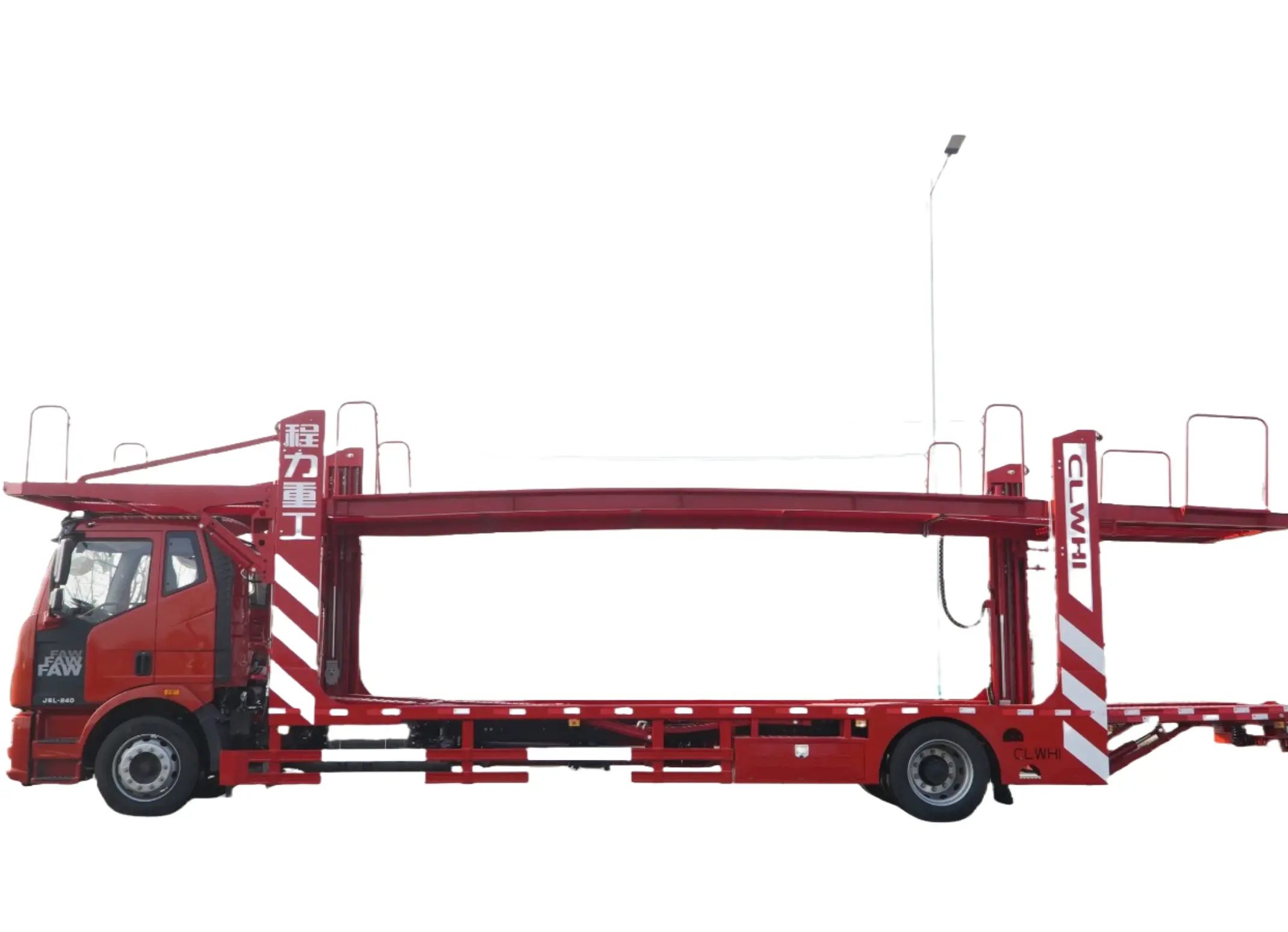 Electric flatbed truck