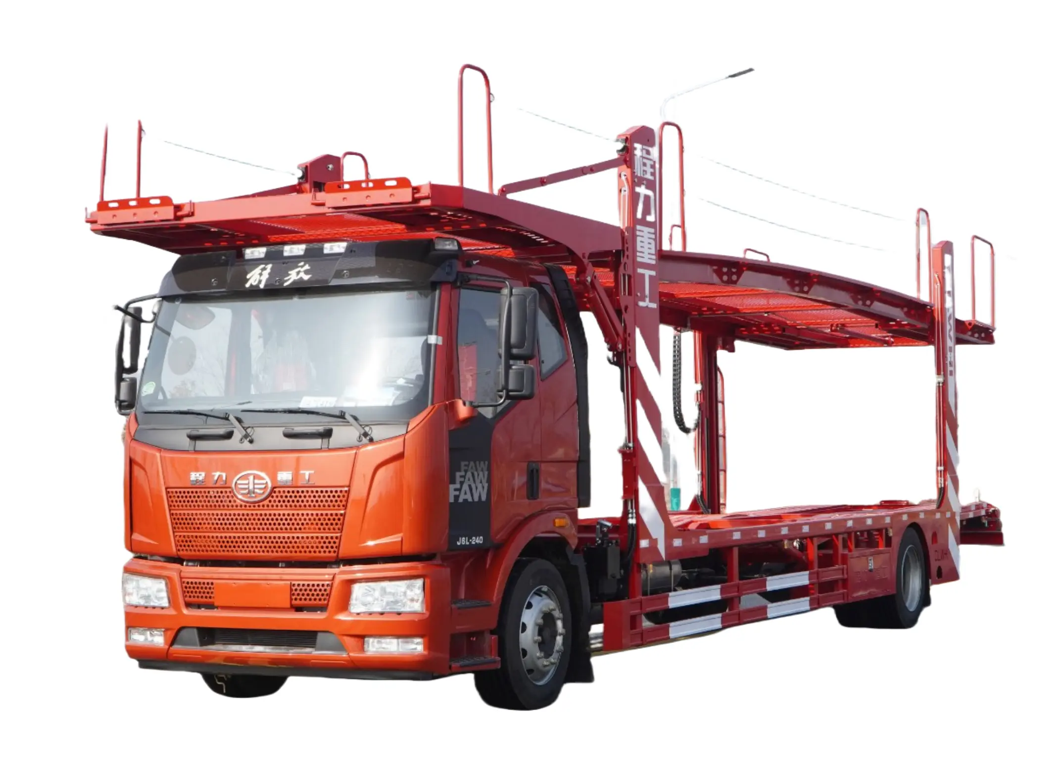 Flatbed truck for logistics