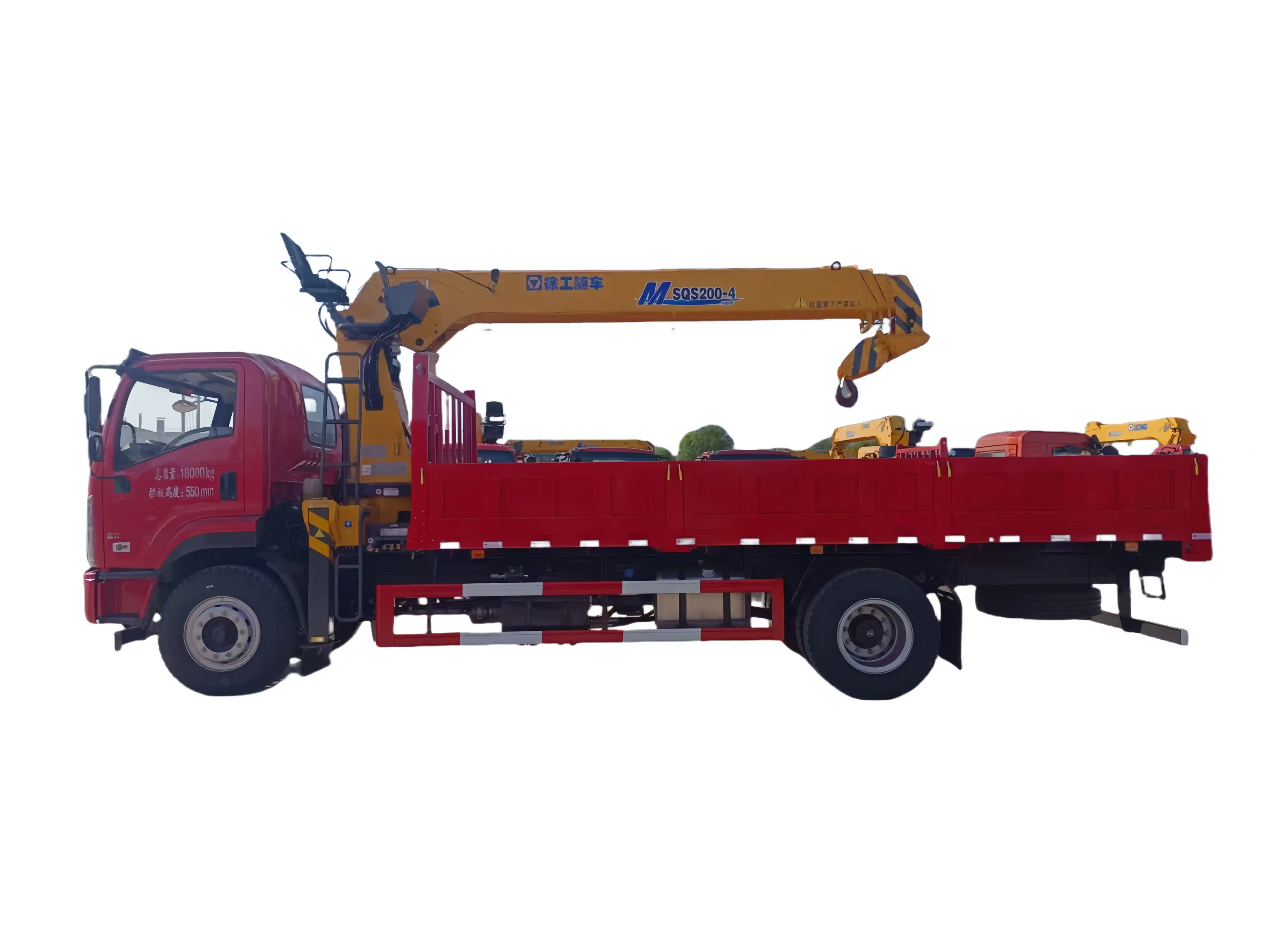 Shaanxi Automobile 6,3 tonnás XCMG teherautó daru 4x2
