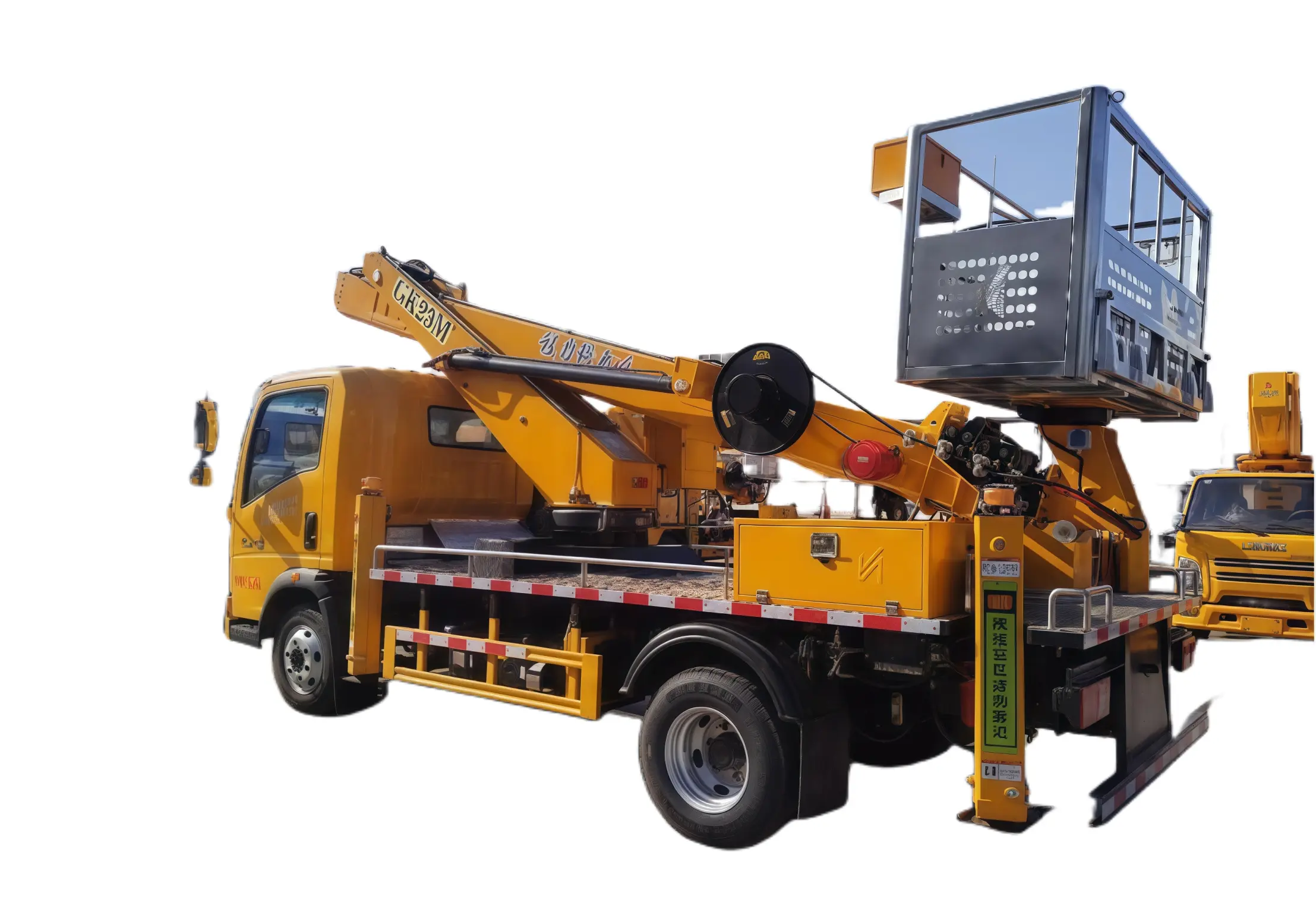 New aerial work platform truck