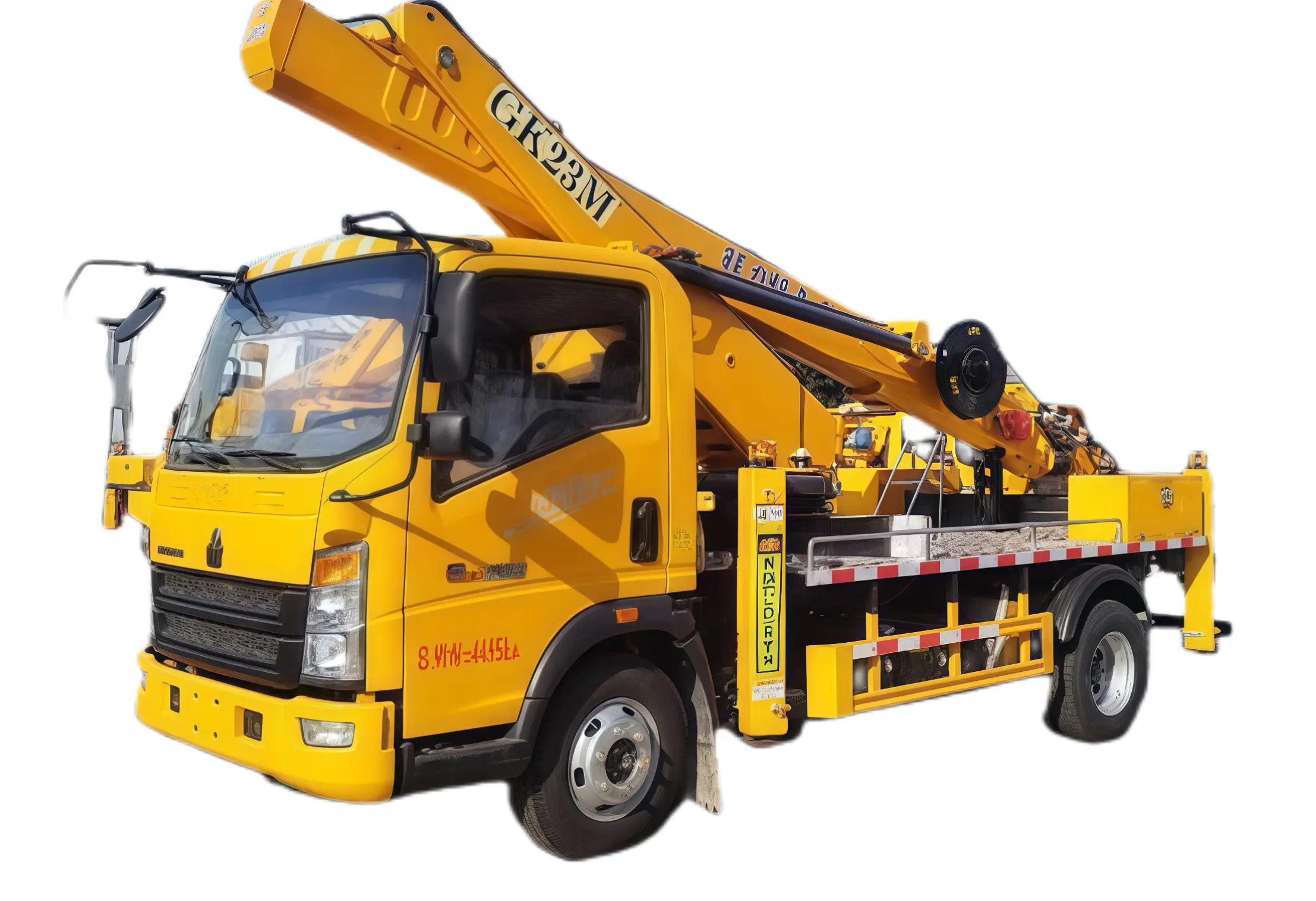 New aerial work platform truck