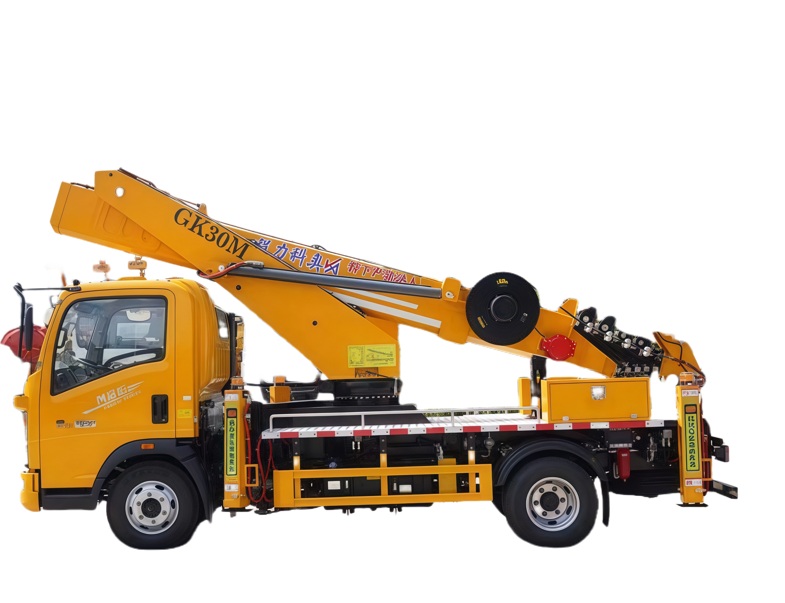 Truck-mounted aerial lift
