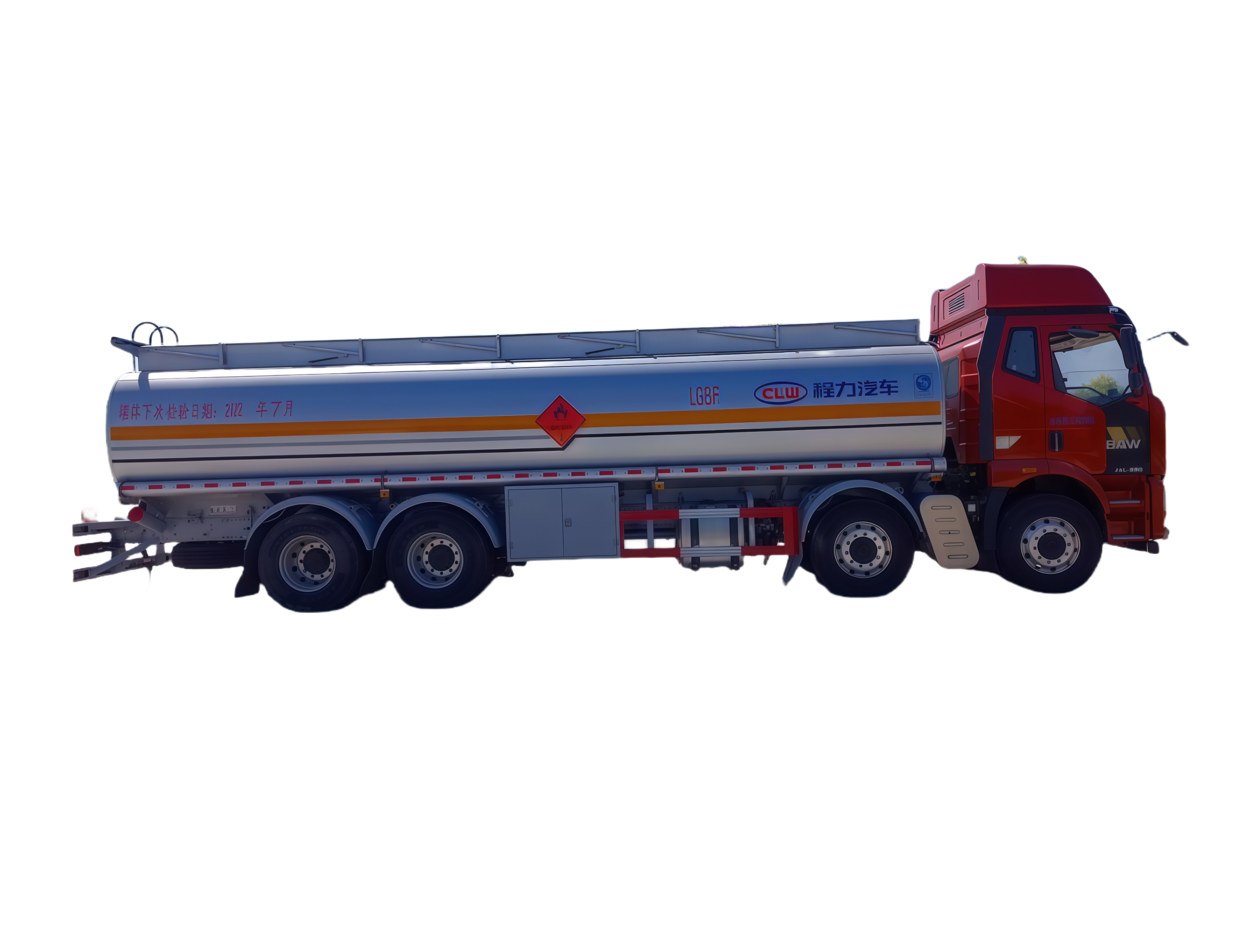 International oil tanker truck