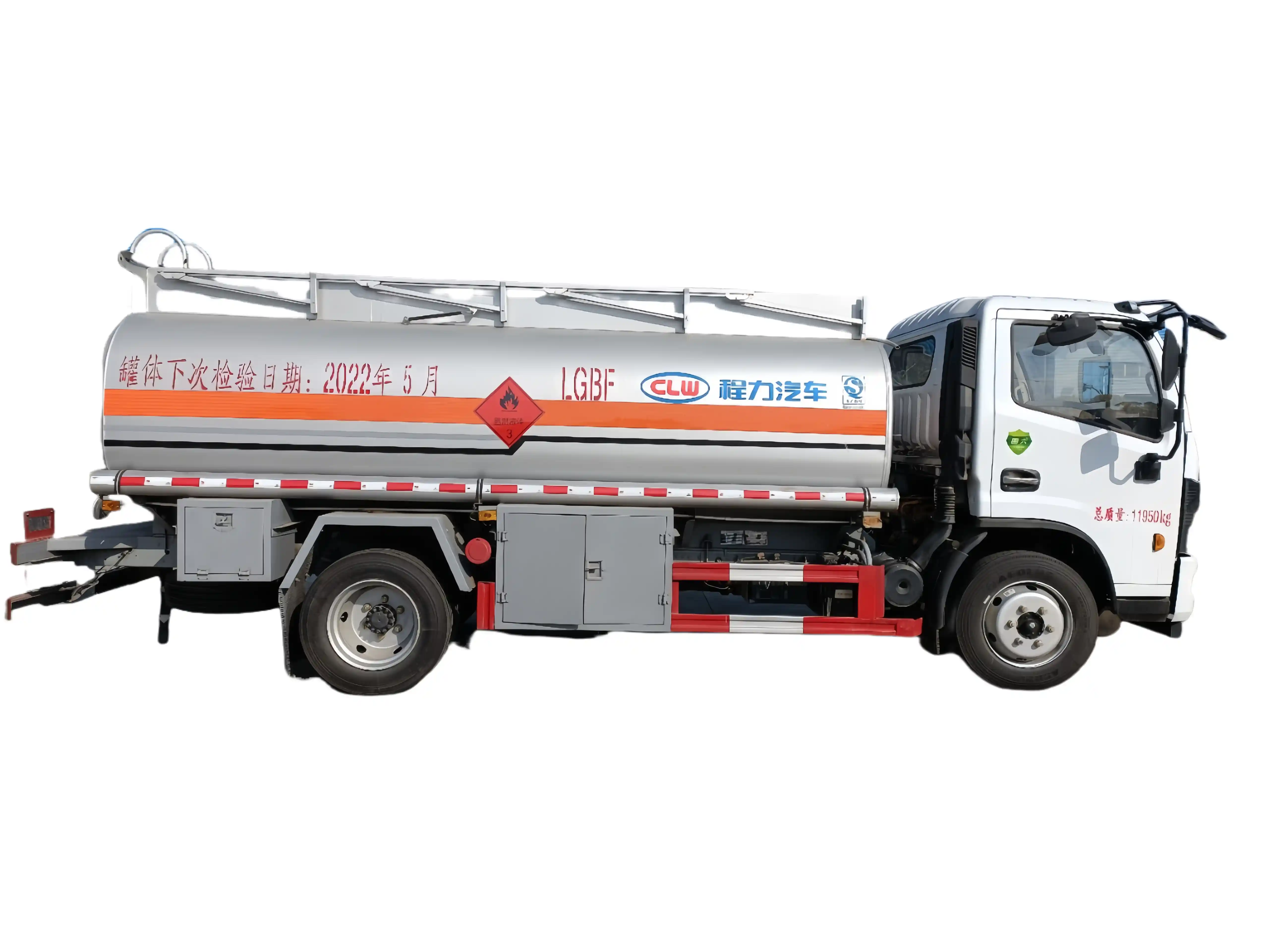 Dongfeng 4X2 2.2m3 Üzemanyagszállító teherautó