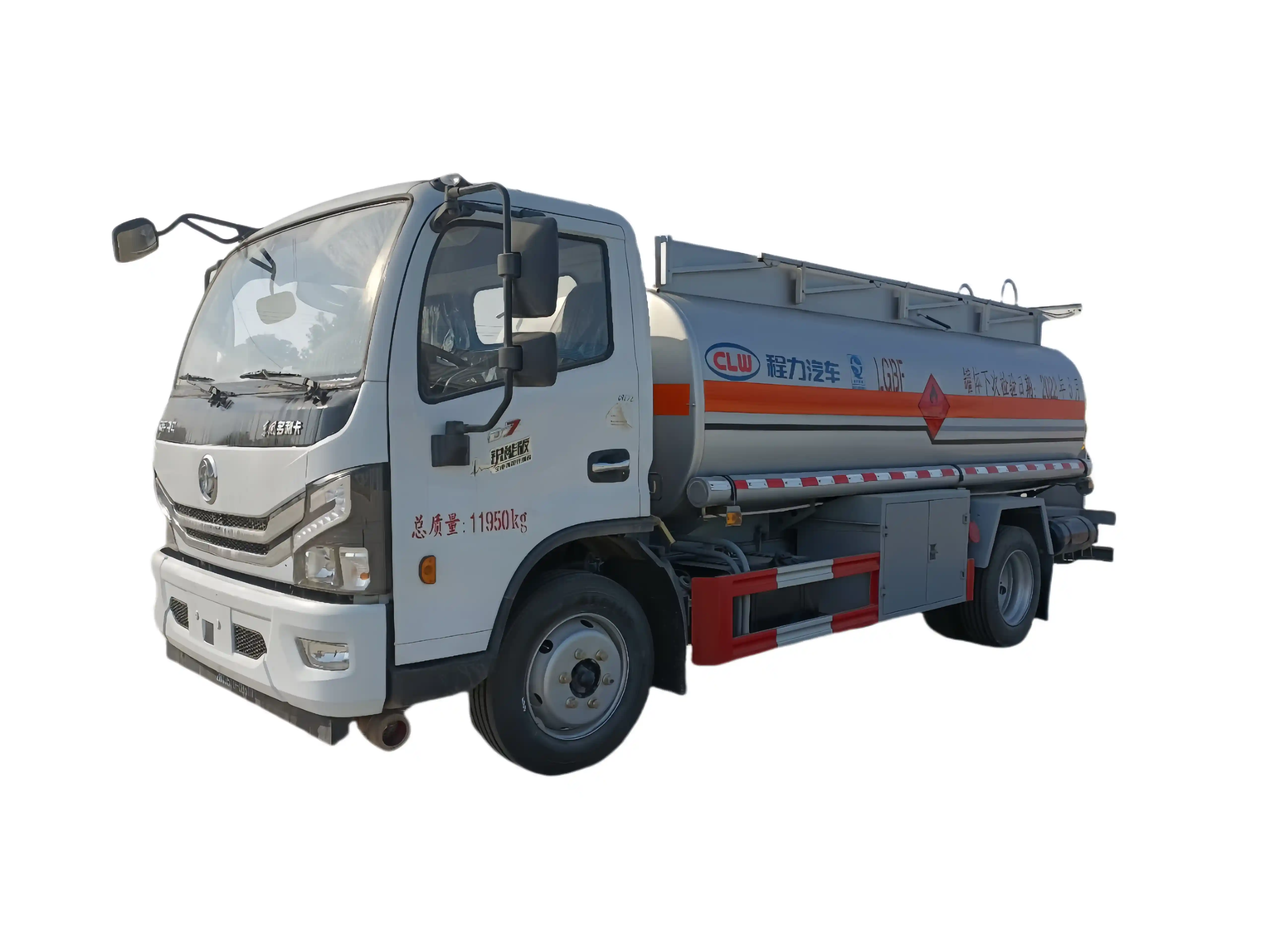 Dongfeng 4X2 2.2m3 Üzemanyagszállító teherautó