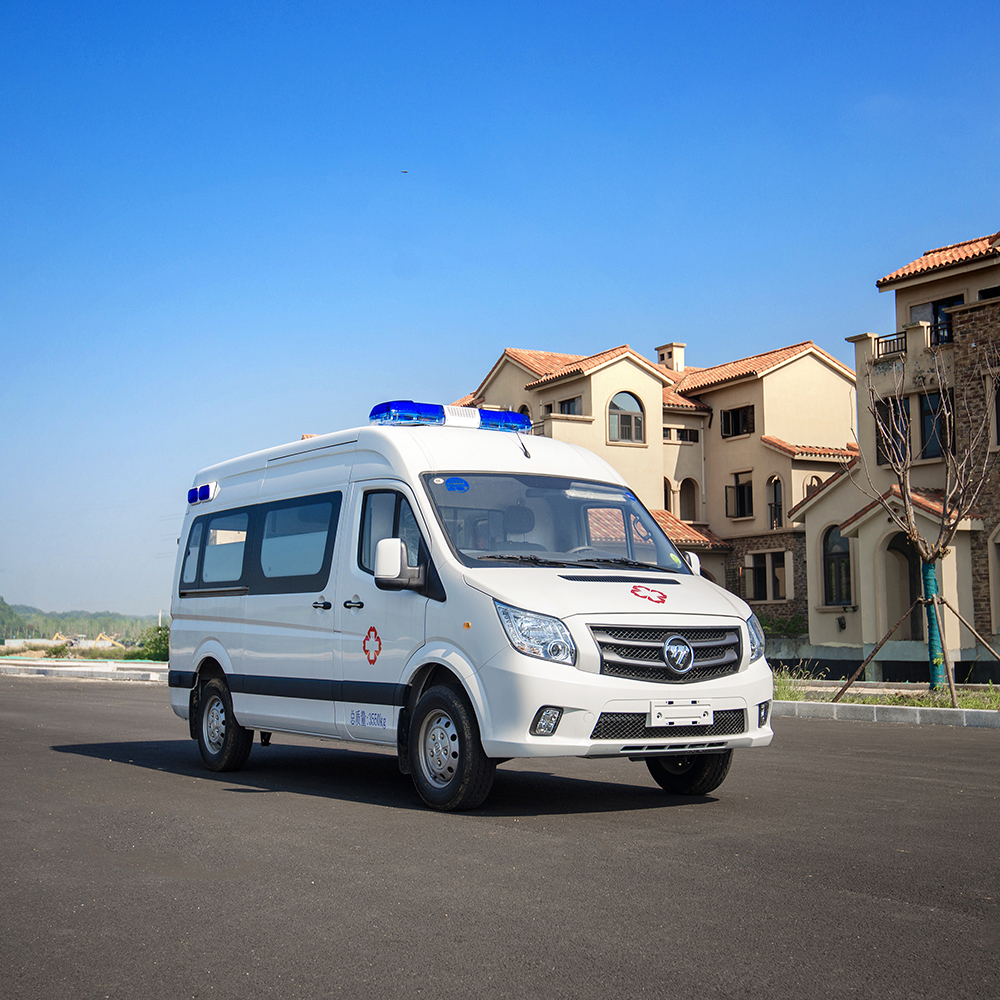 Foton Tuyano hosszútengelyes intenzív osztályos mentőautó