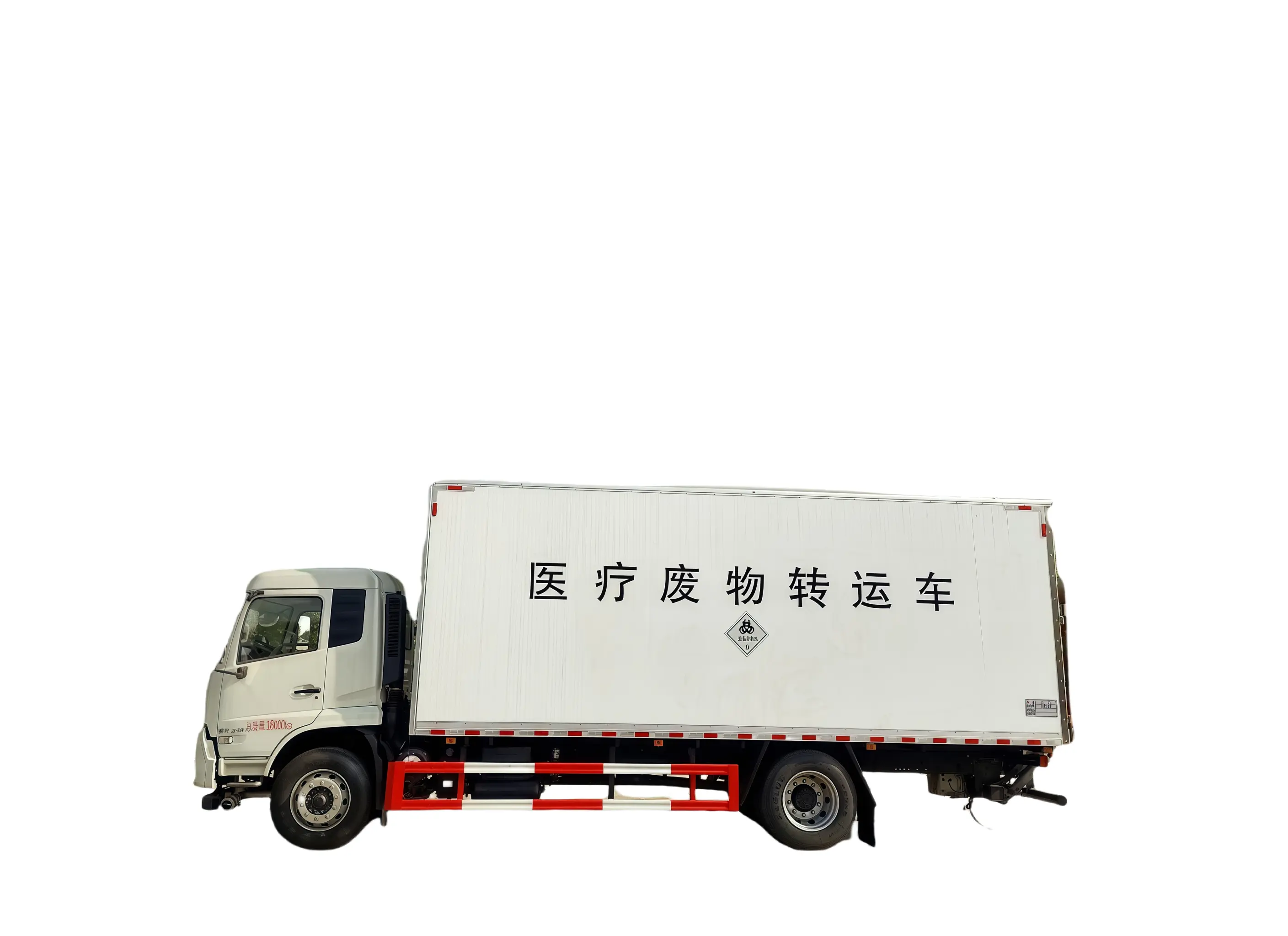 Commercial medical waste truck