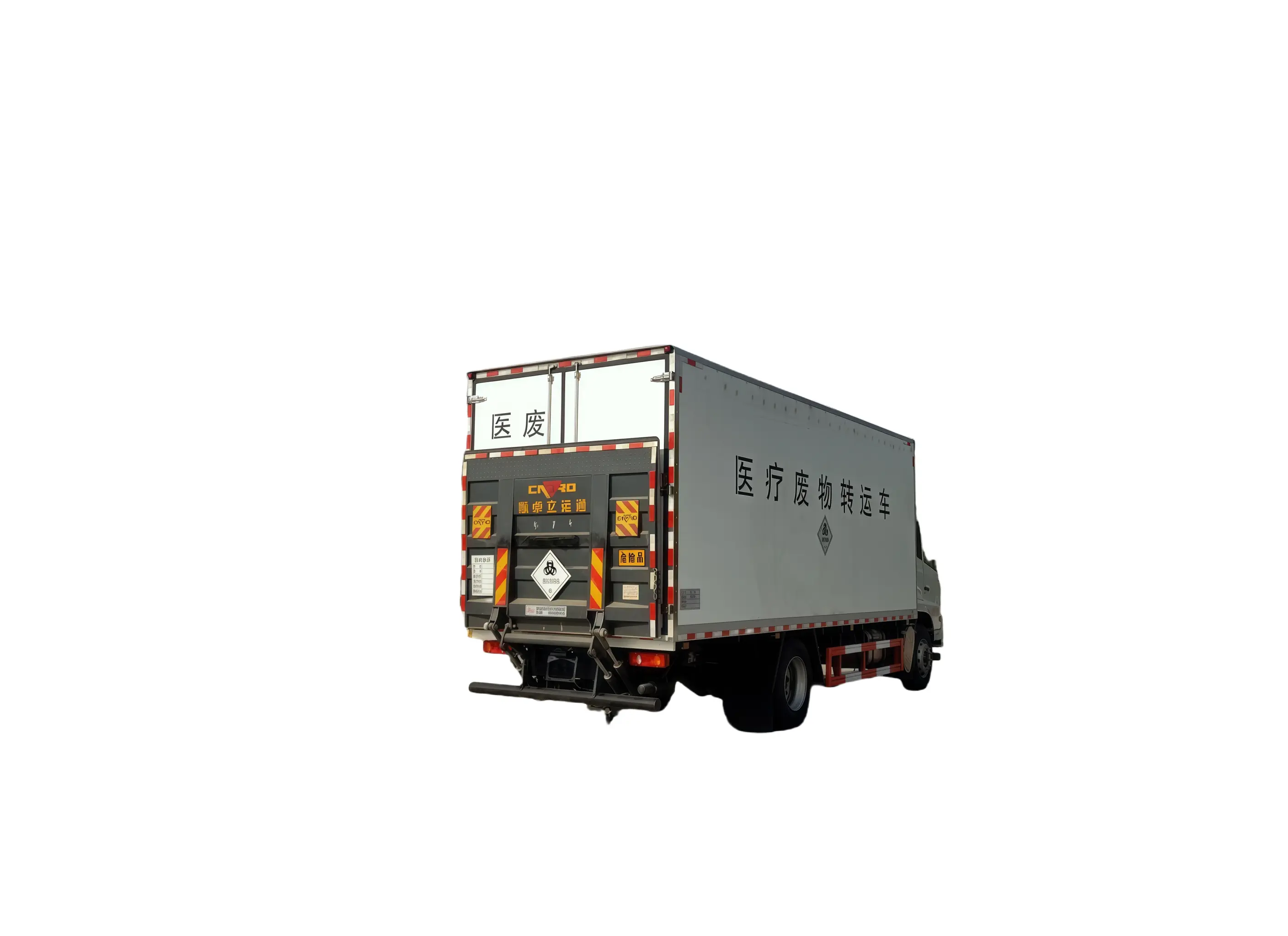 Commercial medical waste truck