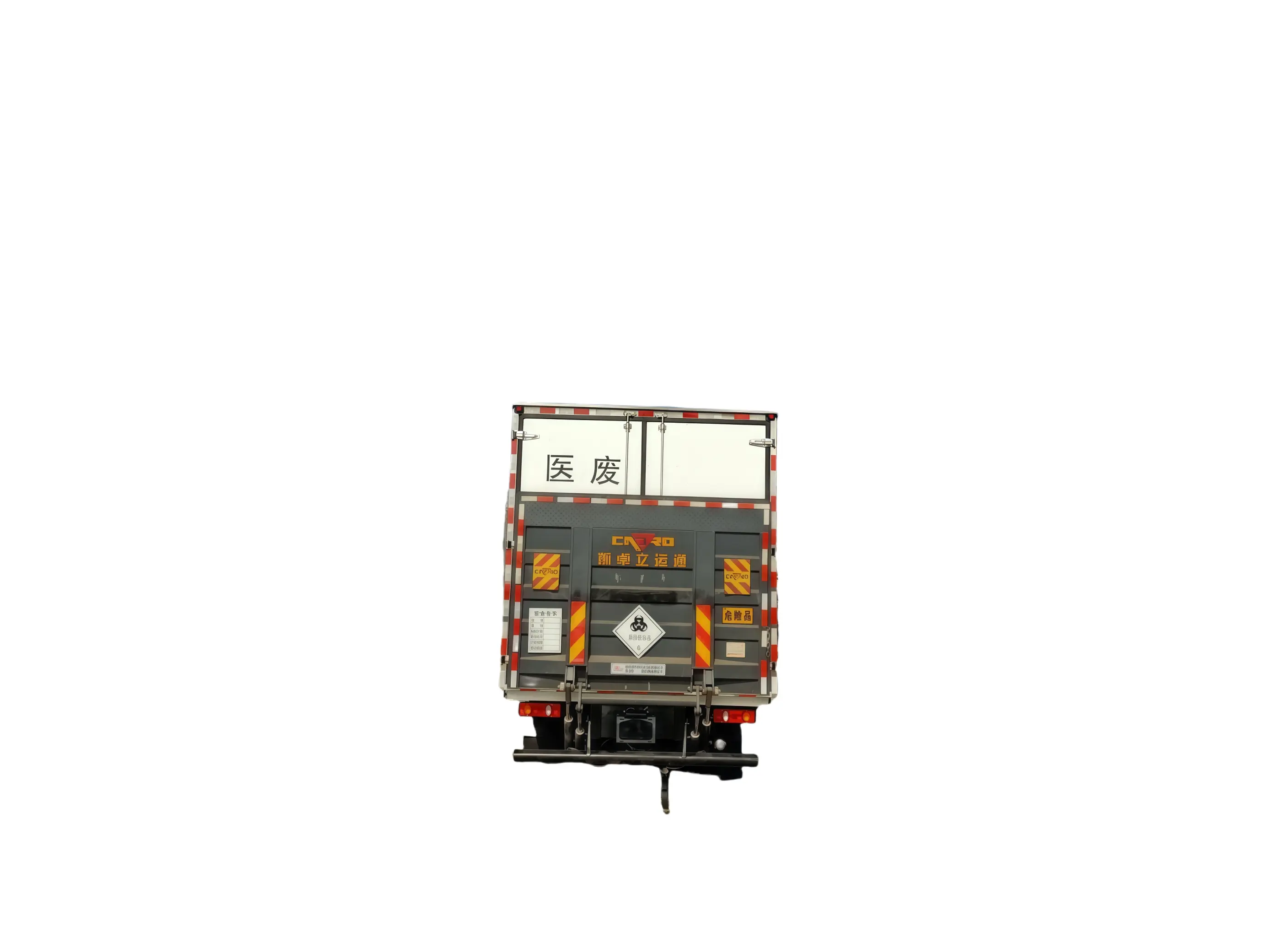 Biohazard waste truck
