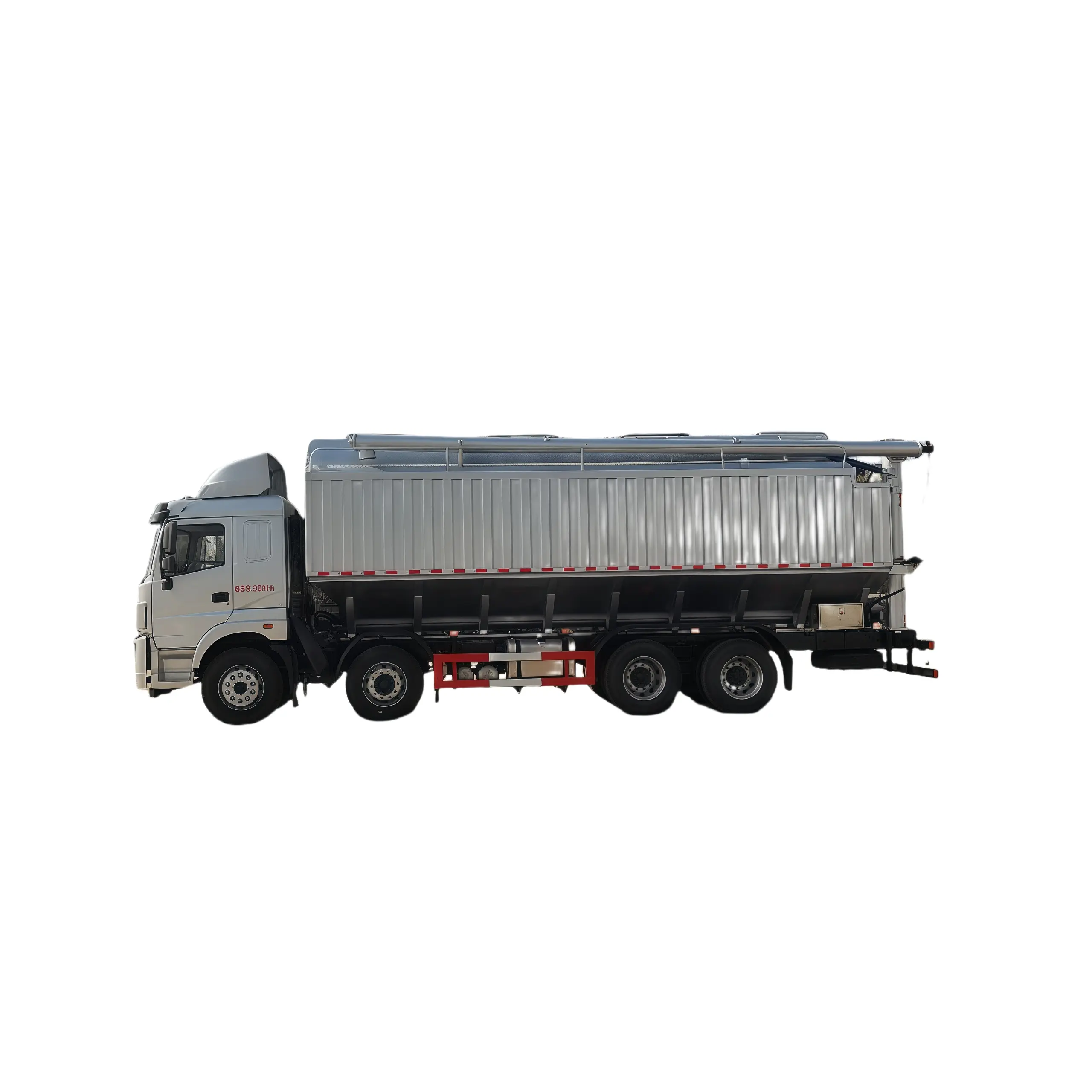 bulk feed transport vehicle