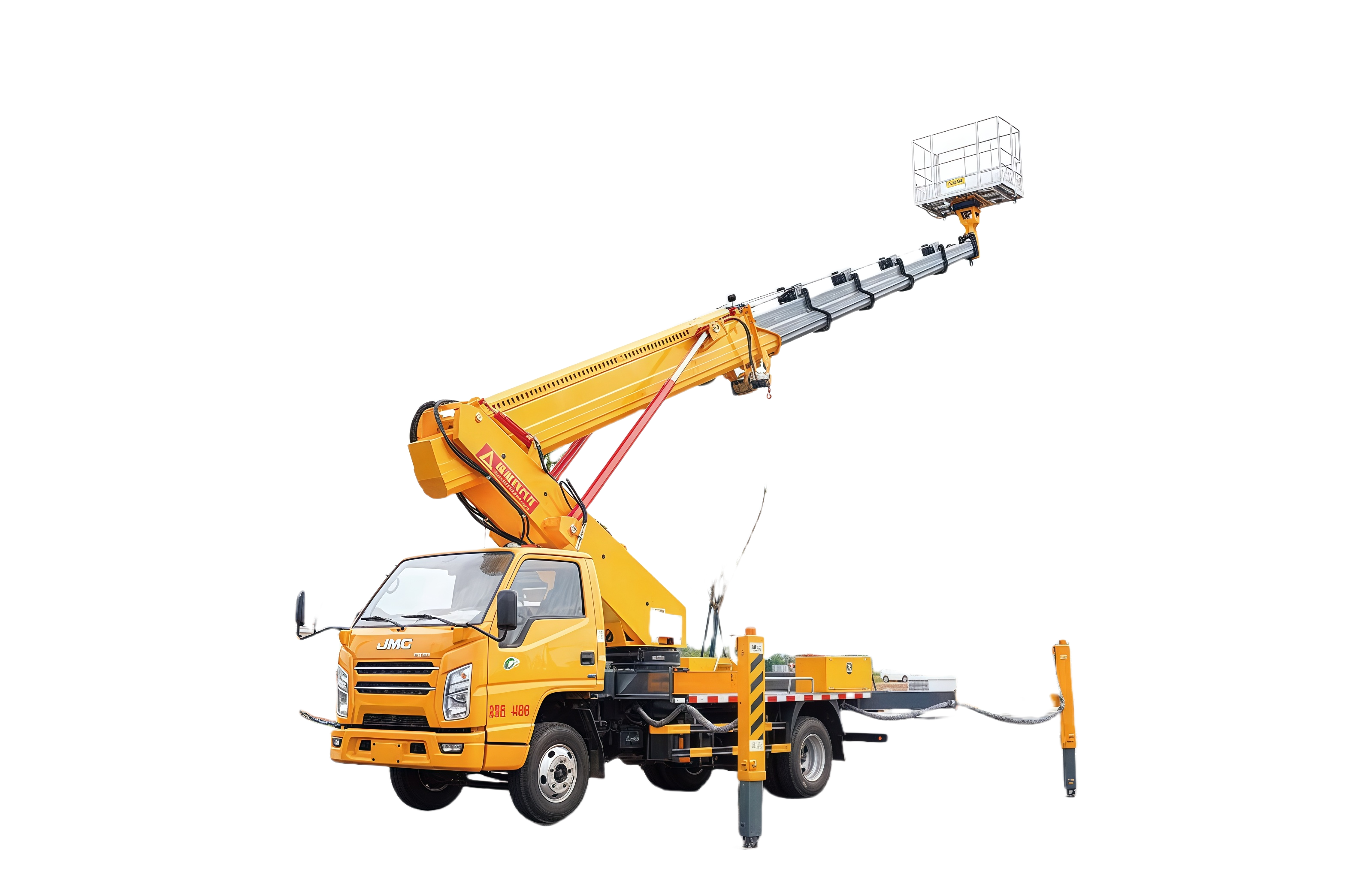JMC 4X2 emelőplatós teherautó